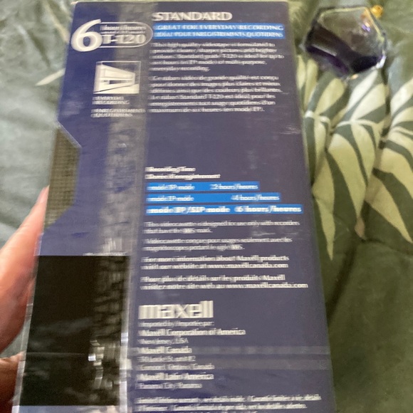 Maxwell Standard VHS T-120 5 Pack Video Cassettes - Picture 5 of 5